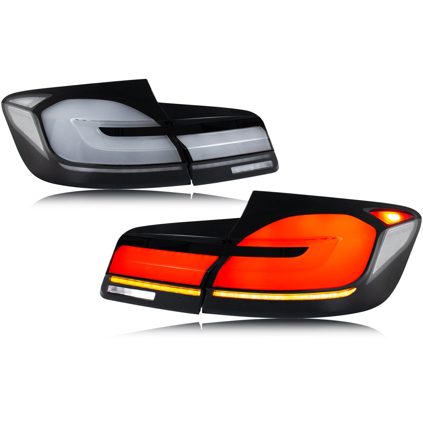 LED Tail Lights for BMW 5-Series 2011-2016 F10 M5 525 528 530 Dynamic Animation Sequential Turn Signal Rear Lamps Assembly