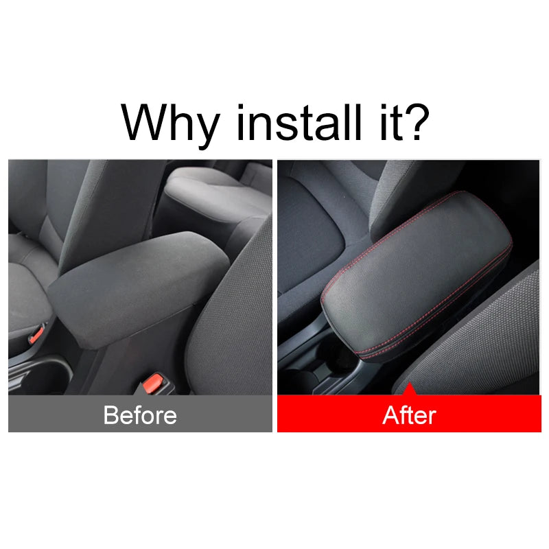 Color Name: Black - For Toyota Corolla E210 2019 2020 2021 2022 2023 Microfiber Leather Car Center Console Armrest Box Cover Protection Pad  Trims - Premium Interior Accessories from YaLumei - Just $11.99! Shop now at Rapidvehicles