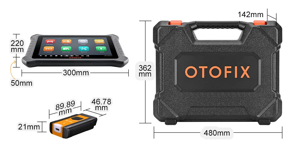 OTOFIX D1 PROS Diagnostic Scanner ECU Coding Bi-Directional Control Diagnostic Tools CANFD DoIP 2 Years Update Guided Functions
