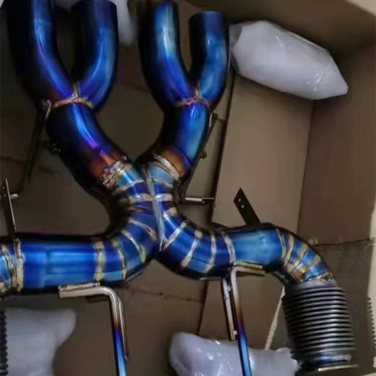 Limited time discount Enhance torque downpipe end exhaust for Mclaren GT Mclaren 765LT muffler  exhaust