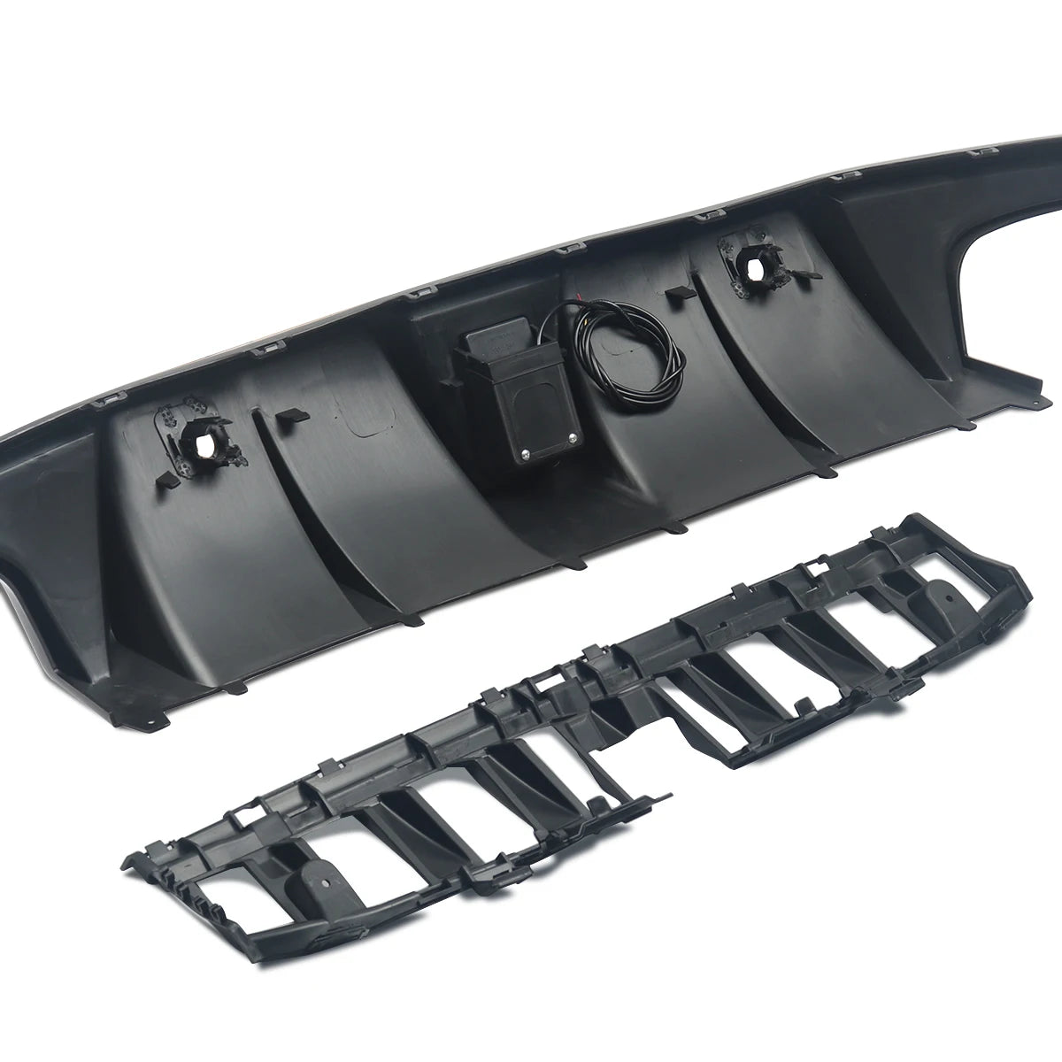 MagicKit Rear Diffuser Quad Mufflers For Benz C205 Sport Coupe C43 C63 AMG 2015-2018