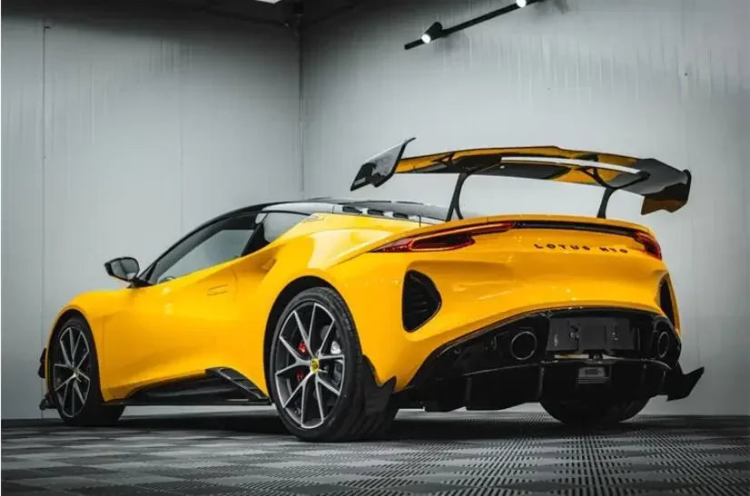 For Lotus Emira 2021 2022 2023 2024 Real Forged Carbon Fiber Car Rear Wing Trunk Lip Spoiler