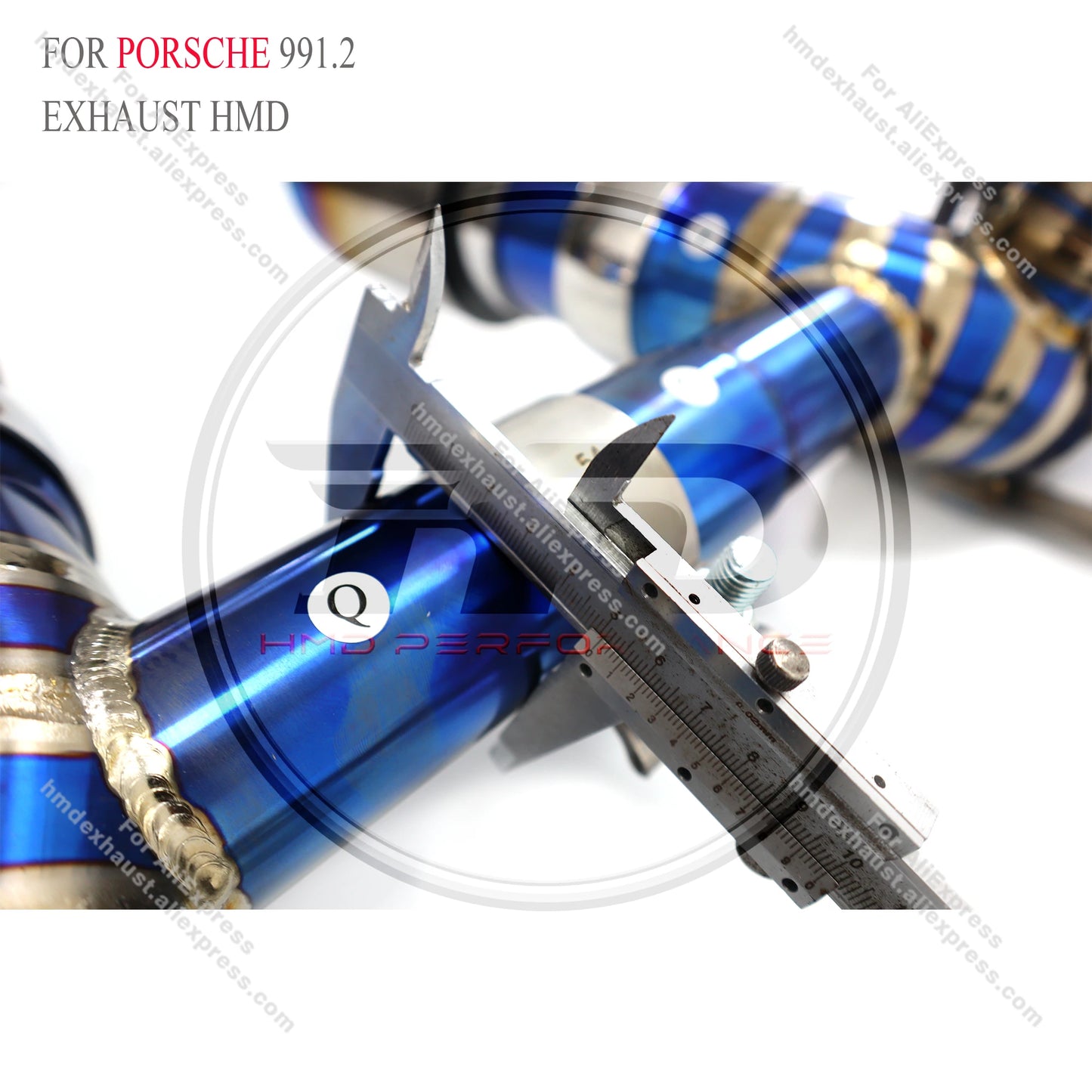 HMD Exclusive customization Exhaust System Titanium alloy High Flow Downpipe and catback for Porsche 911 991.2 with GT3