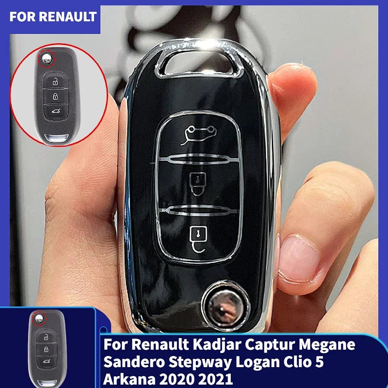 Color Name: Black - For Renault Kadjar Captur Megane Sandero - Premium Interior Accessories from NoEnName_Null - Just $7.99! Shop now at Rapidvehicles