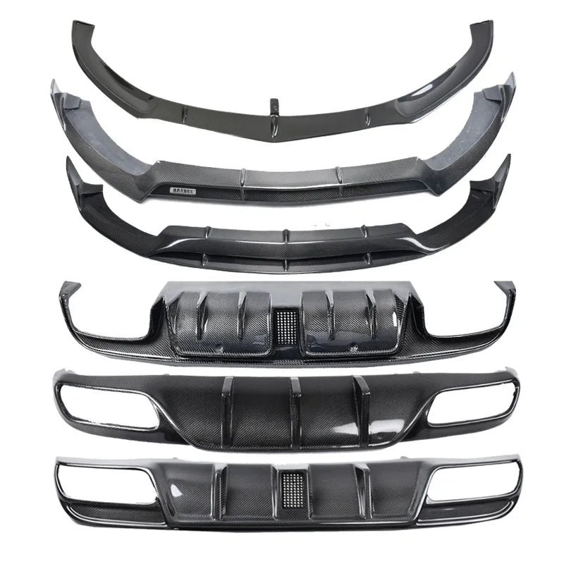 Suitable For Mercedes-Benz C-Class W205 C63 Coupe Modified Carbon Fiber Front Lip Front Shovel Side Skirt Tail Rear Lip Spoiler