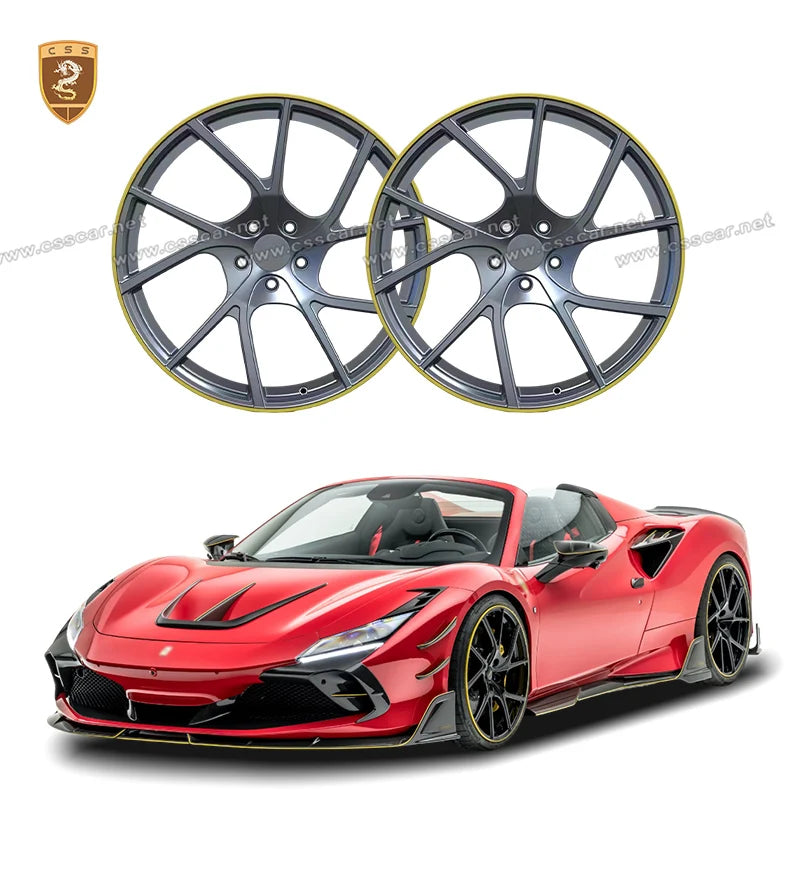 For Ferrari F8 488 458 MSY Style Car Front 20 Inch Rear 21 Inch Wheel Hub Aluminum Modification Wheel Rims Instock