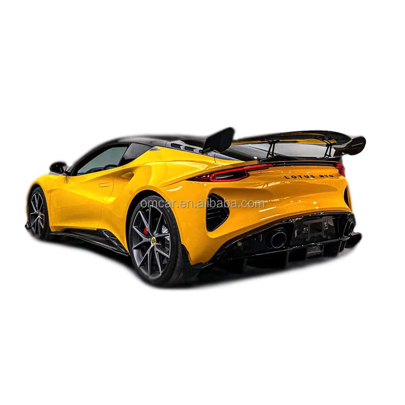 Dry Carbon Fiber Body Kit for Car Lotus Emira Front Canards Lip Side Skirts Vent Engine Hood Cover Rear Diffuser Spoiler
