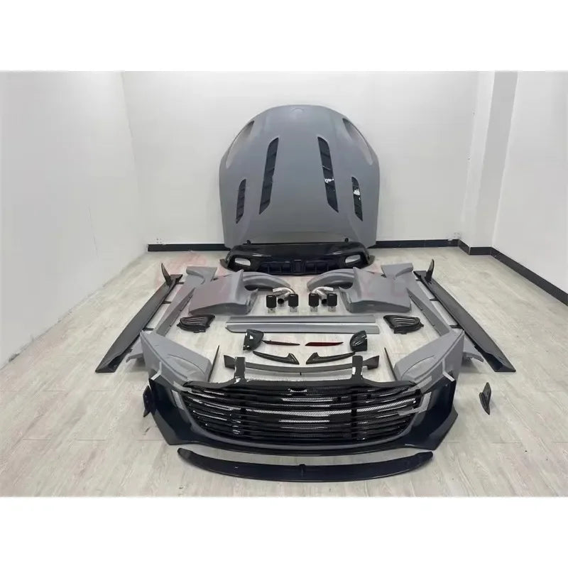 Auto Parts for Aston Martin DB11 Carbon Fiber M Style Front Rear Bumper Spoiler Side Skirts Rear Bumper Tailplane Body Kit