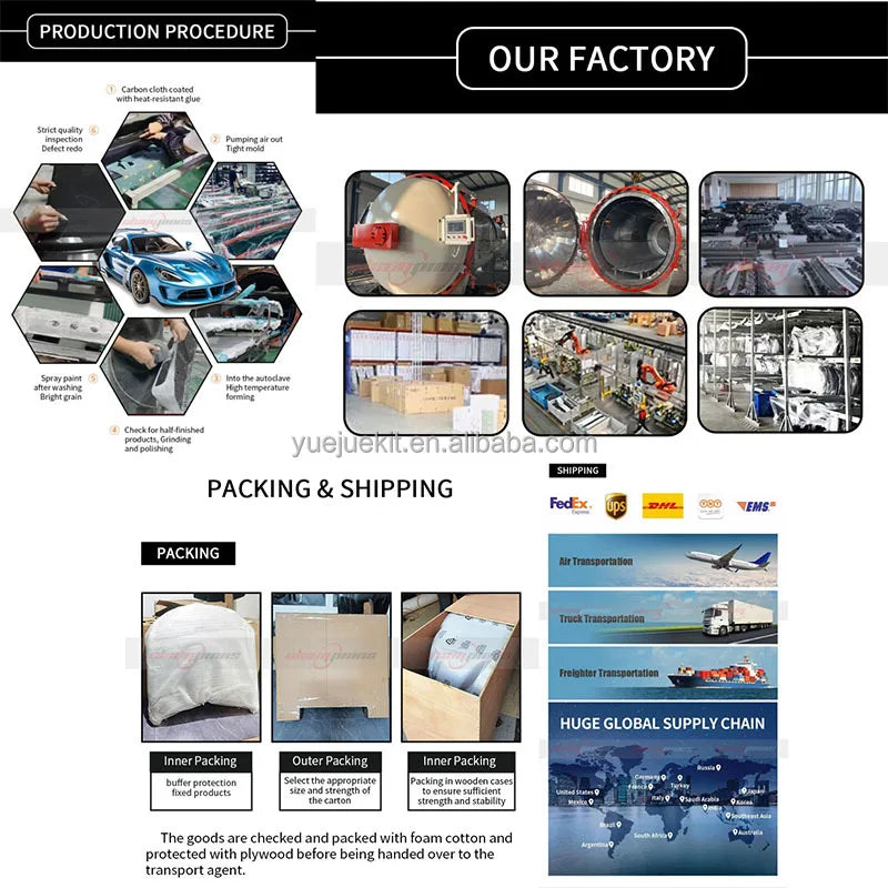 Best Selling Lotus Evora GTE Style Luxury Body Kit High Quality New Parts Includes Front & Rear Bumper