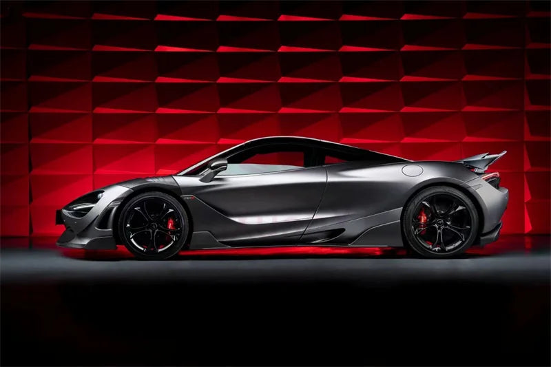 High Quality Dry Carbon Fiber Body Kit for McLaren 720S RY Style Front Lip Side Skirts Rear Diffuser Fenders Engine Hood