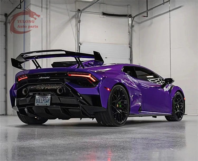 New product STO style hot pressed dry carbon fiber body kit front bumper rear bumper cover for Lamborghini Huracan LP580 LP610