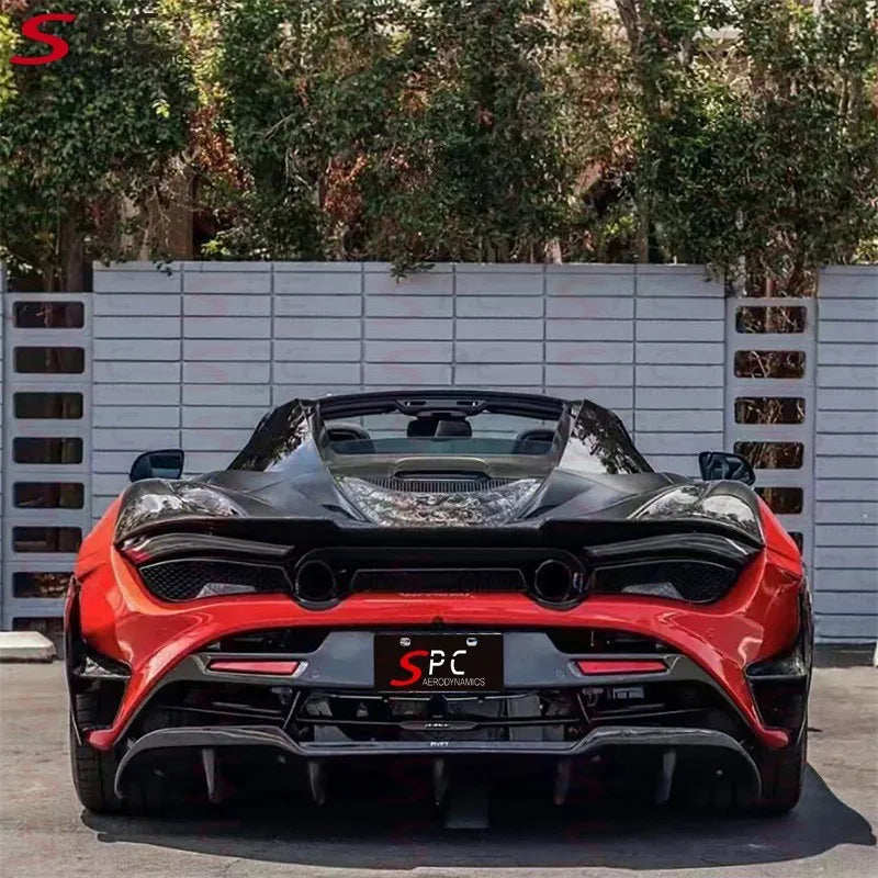 SPC 720S R Style Dry Carbon Fiber Body Kit for Mclaren 720S Dry Carbon Fiber Carbon Fiber Tuining Kit for Mclaren 720S