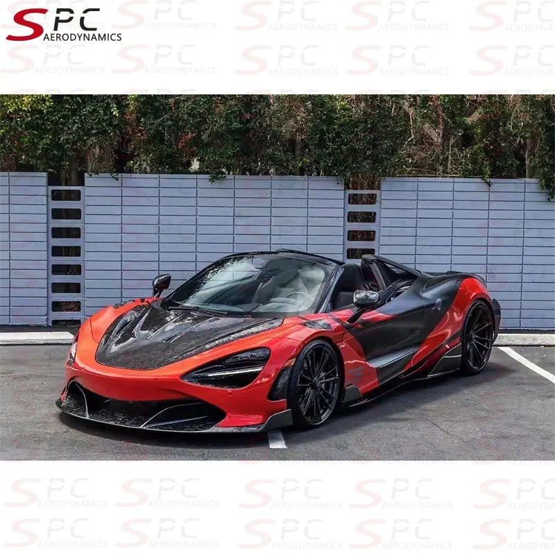 SPC 720S R Style Dry Carbon Fiber Body Kit for Mclaren 720S Dry Carbon Fiber Carbon Fiber Tuining Kit for Mclaren 720S