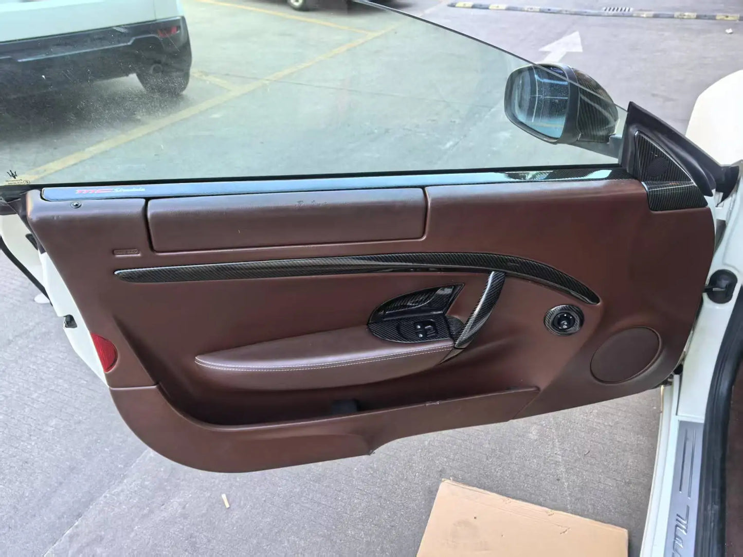 Maserati GranTurismo GranCabrio MC Stradale GTS Tuning Modified Carbon Fiber Door top trim
