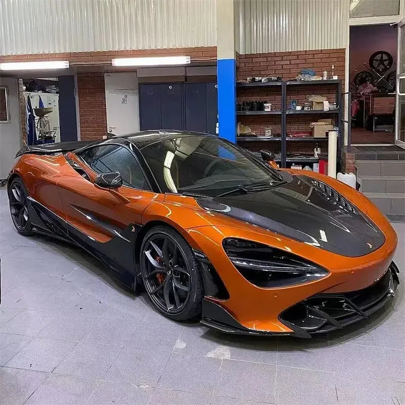 carbon fiber Carbon fiber body kit for McLaren 720S 720 Upgraded TOPCAR style front shovel rear diffuser spoiler cover