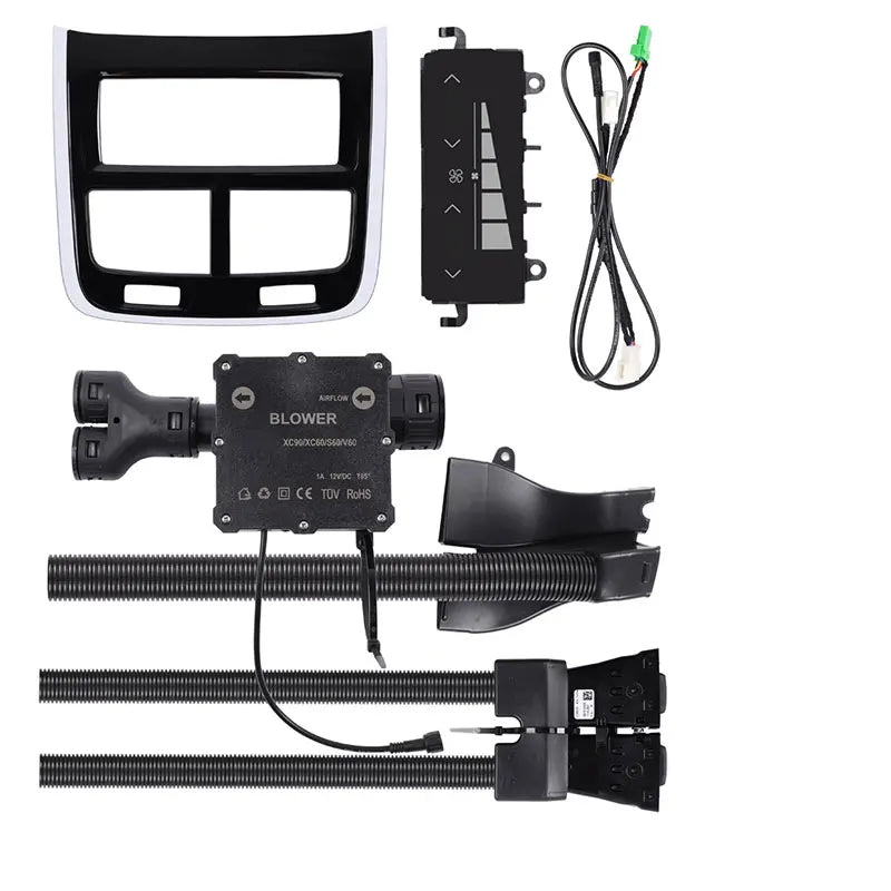 Car accessories For Volvo XC60XC90S60V60V90S 90 rear exhaust air outlet touch screen cold air hot air air conditioning