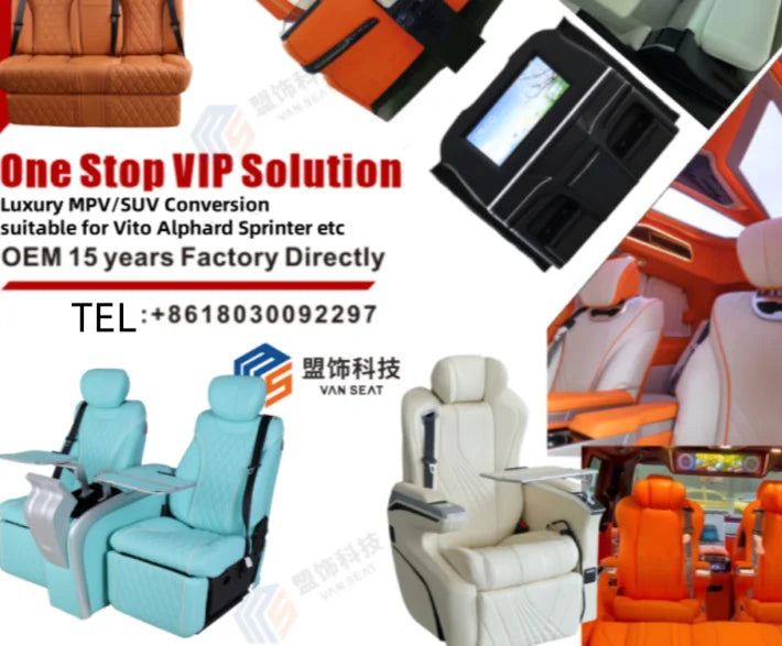 Factory Custom Interior SUV Modified Luxury VIP Console Armrest Car Rear Seat for Cadillac