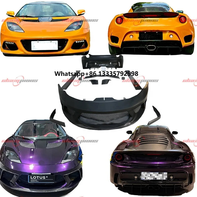 Best Selling Lotus Evora GTE Style Luxury Body Kit High Quality New Parts Includes Front & Rear Bumper