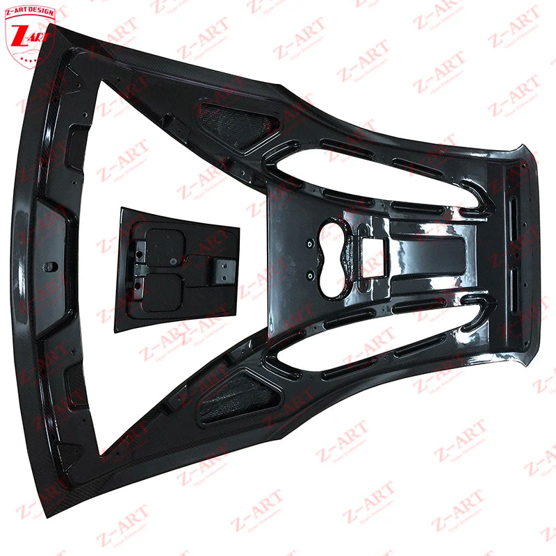 Z-ART 540 Dry Carbon Fiber Engine Cover for Mclaren 540 Carbon Fiber Engine Bonnet for Mclaren 570 Carbon Engine Hood for 570S