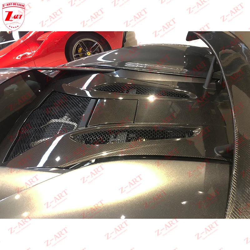 Z-ART 540 Dry Carbon Fiber Engine Cover for Mclaren 540 Carbon Fiber Engine Bonnet for Mclaren 570 Carbon Engine Hood for 570S
