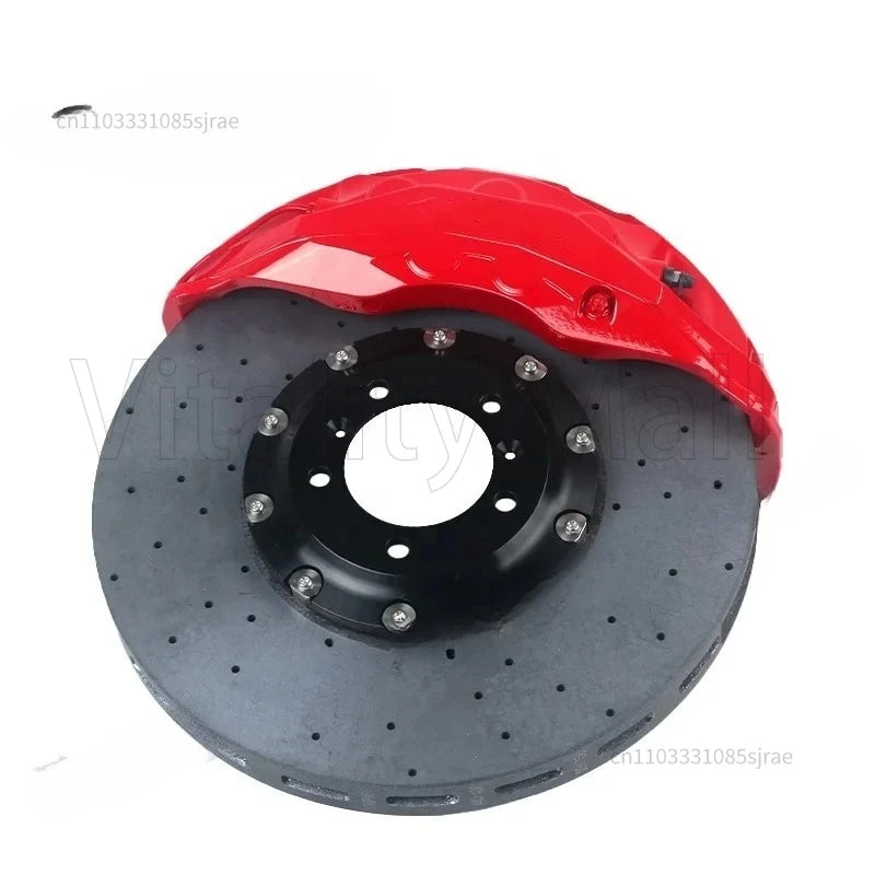 FULL SET 10n carbon ceramic brake disc with brake caliper kit for front 400/420mm Honda civic Porsche Macan Suzuki sx4 Mazda cx5