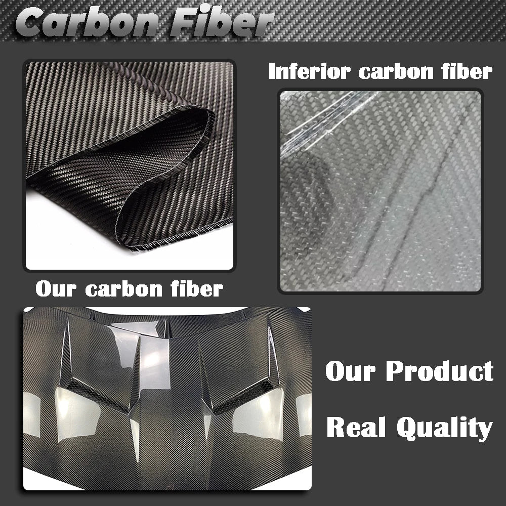 Dry Carbon Fiber Side Fenders for Mclaren 720s Coupe Not Convertble RYFT Design