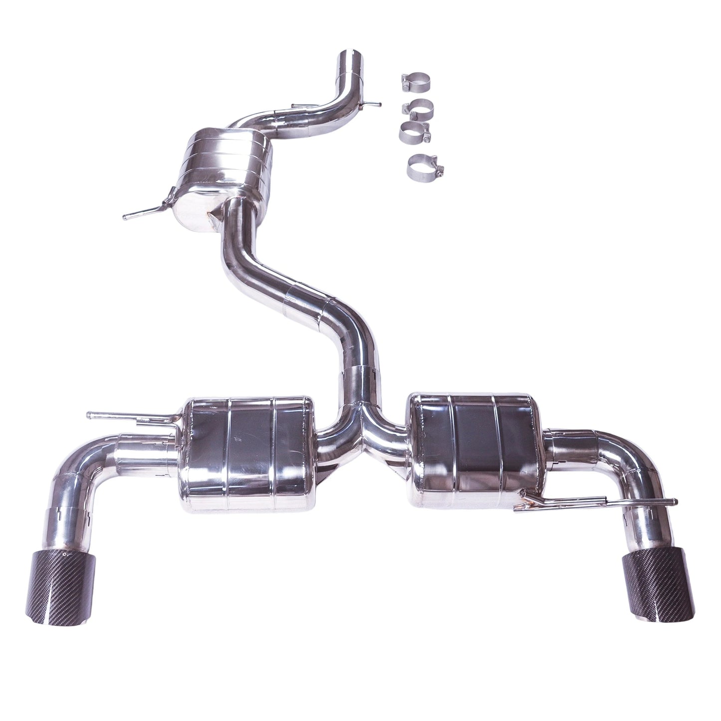 【 Customized Product 】 Stainless steel exhaust system, Volkswagen Golf 6GTI 2.0 drum muffler, deep and rich sound quality, exhau