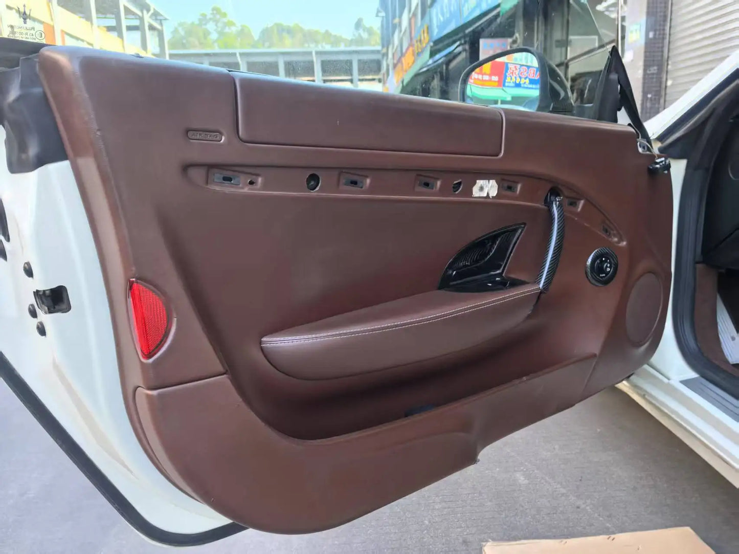 Maserati GranTurismo GranCabrio MC Stradale GTS Tuning Modified Carbon Fiber Door top trim