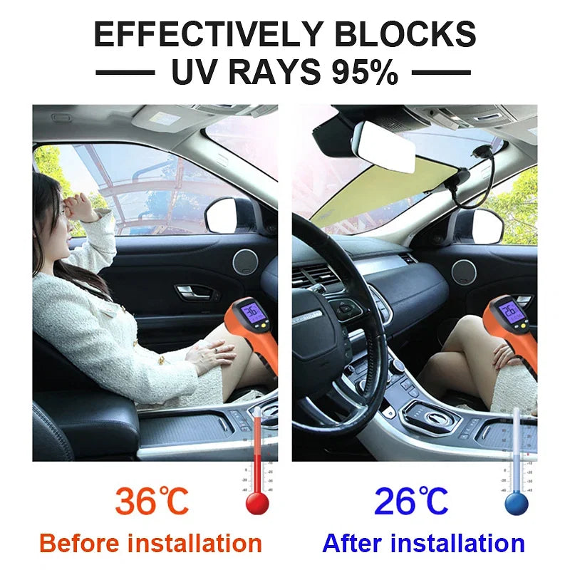 Color: Blue - BLALION Car Side Window Sun Shade UV Protection - Premium Exterior Accessories from NoEnName_Null - Just $39.99! Shop now at Rapidvehicles