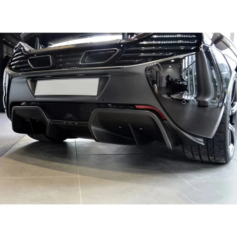 Carbon fiber rear diffuser popular MSO type carbon fiber rear bumper separator, suitable for McLaren MP4-12C 625c 650S