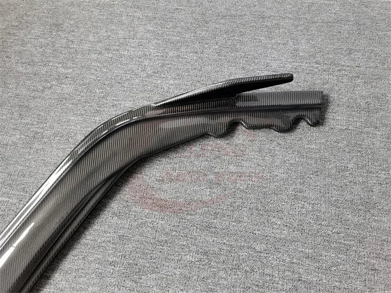 V Style Carbon Fiber Front Lip Front bumper spoiler for Ferrari 458 Italy spider Body Kit