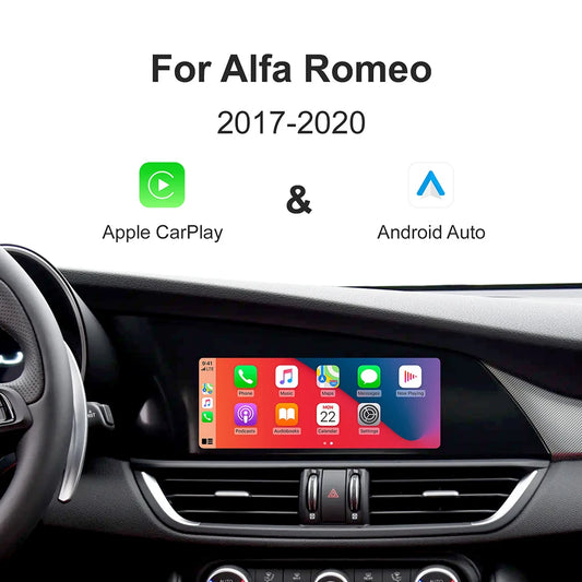 Wireless Carplay for Alfa Romeo Stelvio & Giulia 2017-2020 Models Android Auto Car Play Function Box