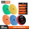 Color: Green, Material: Sponge, Ships From: CN - (Bulk Sales) SPTA 3"(80mm)/5"(125mm)/6"(150mm) Hex-Logic Car Sponge Polishing Buffing Pads For DA/RO/GA Auto Buffer Polisher - Premium Car Wash & Maintenance from SPTA - Just $64.37! Shop now at Rapidvehicles