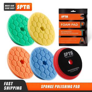 Color: Black, Material: Wool Wheel, Ships From: CN - (Bulk Sales) SPTA 3"(80mm)/5"(125mm)/6"(150mm) Hex-Logic Car Sponge Polishing Buffing Pads For DA/RO/GA Auto Buffer Polisher - Premium Car Wash & Maintenance from SPTA - Just $44.77! Shop now at Rapidvehicles