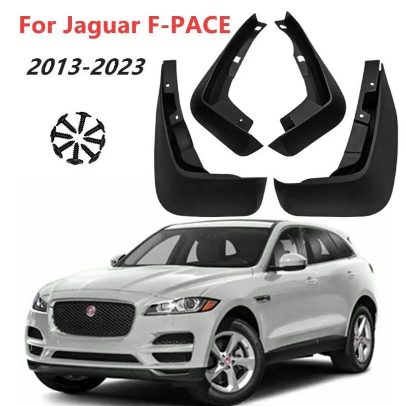 Mudguards for Jaguar F-PACE 2013-2023 Car Fender Mud Flap Guards Splash Mudflaps 2022 2021 2020 2019 2018 2017 2016 2015 2014