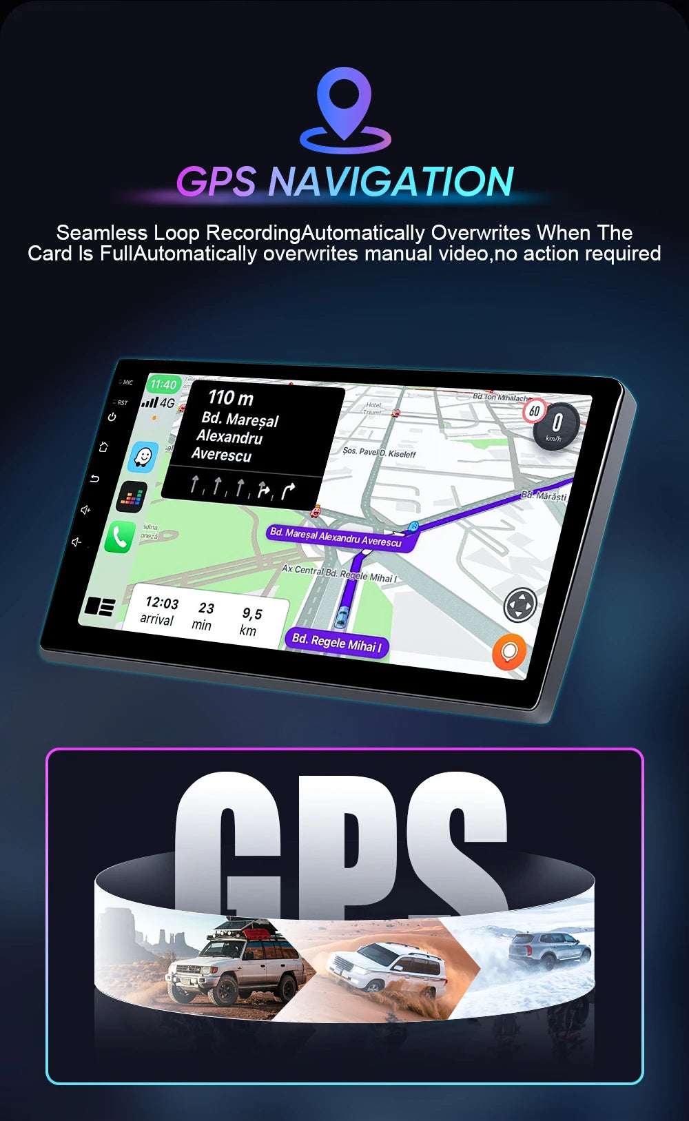 Car Radio Android 14 For Hummer H2 E85 2007 - 2009 Carplay Stereo DVD No 2din Autoradio Multimedia Bluetooth Navigation GPS WIFI