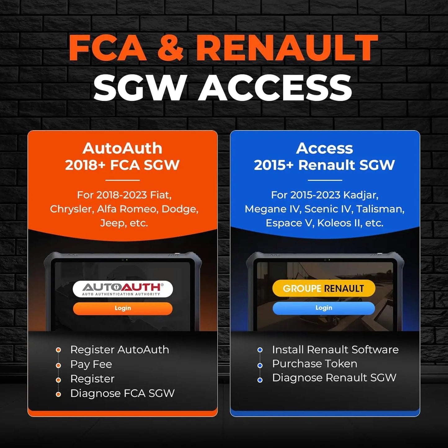 OTOFIX D1 PROS Diagnostic Scanner ECU Coding Bi-Directional Control Diagnostic Tools CANFD DoIP 2 Years Update Guided Functions