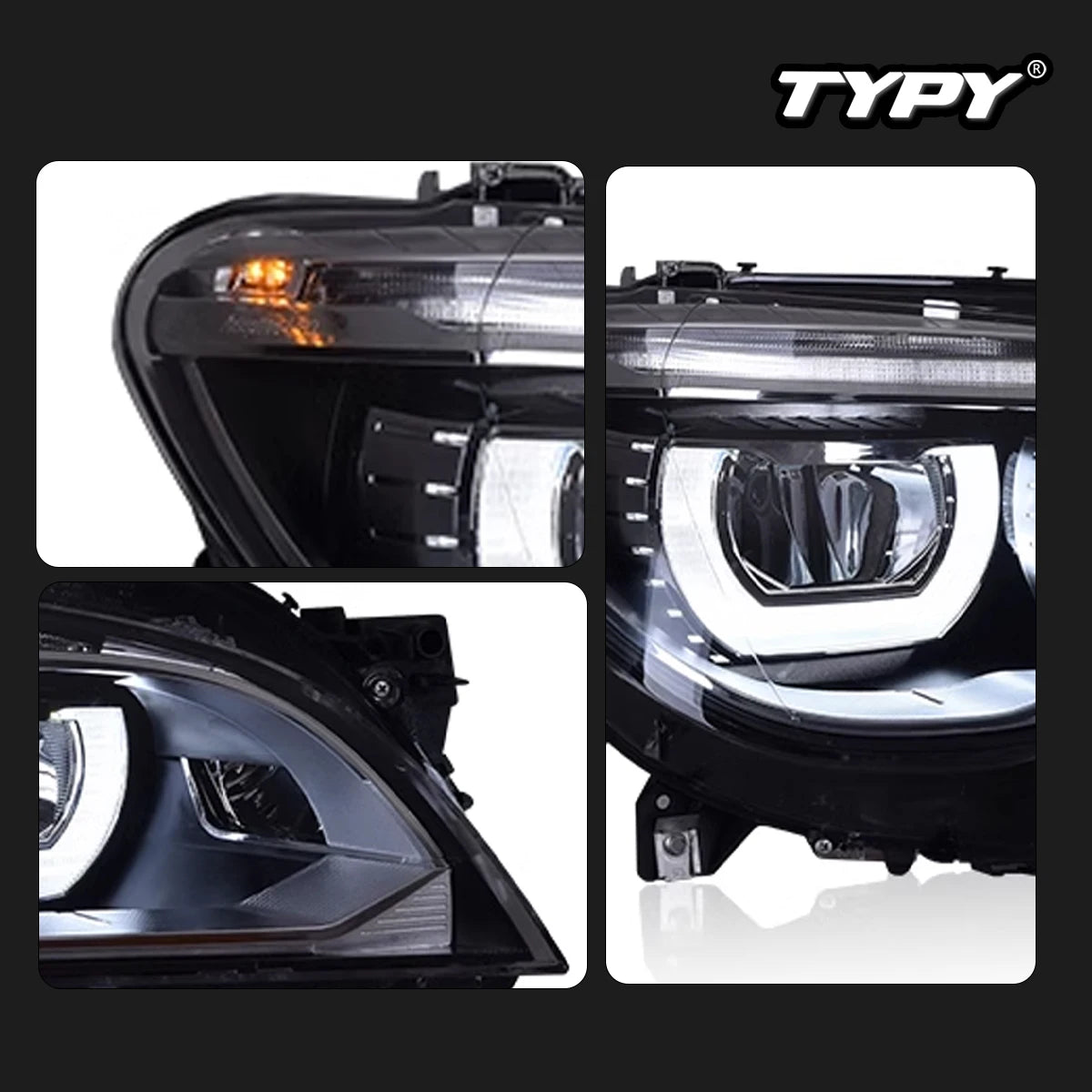 Car Headlights For BMW 7 Series F01 F02 2009-2014 LED Car Lamps Daytime Running Lights Dynamic Turn Signals Car Accessories