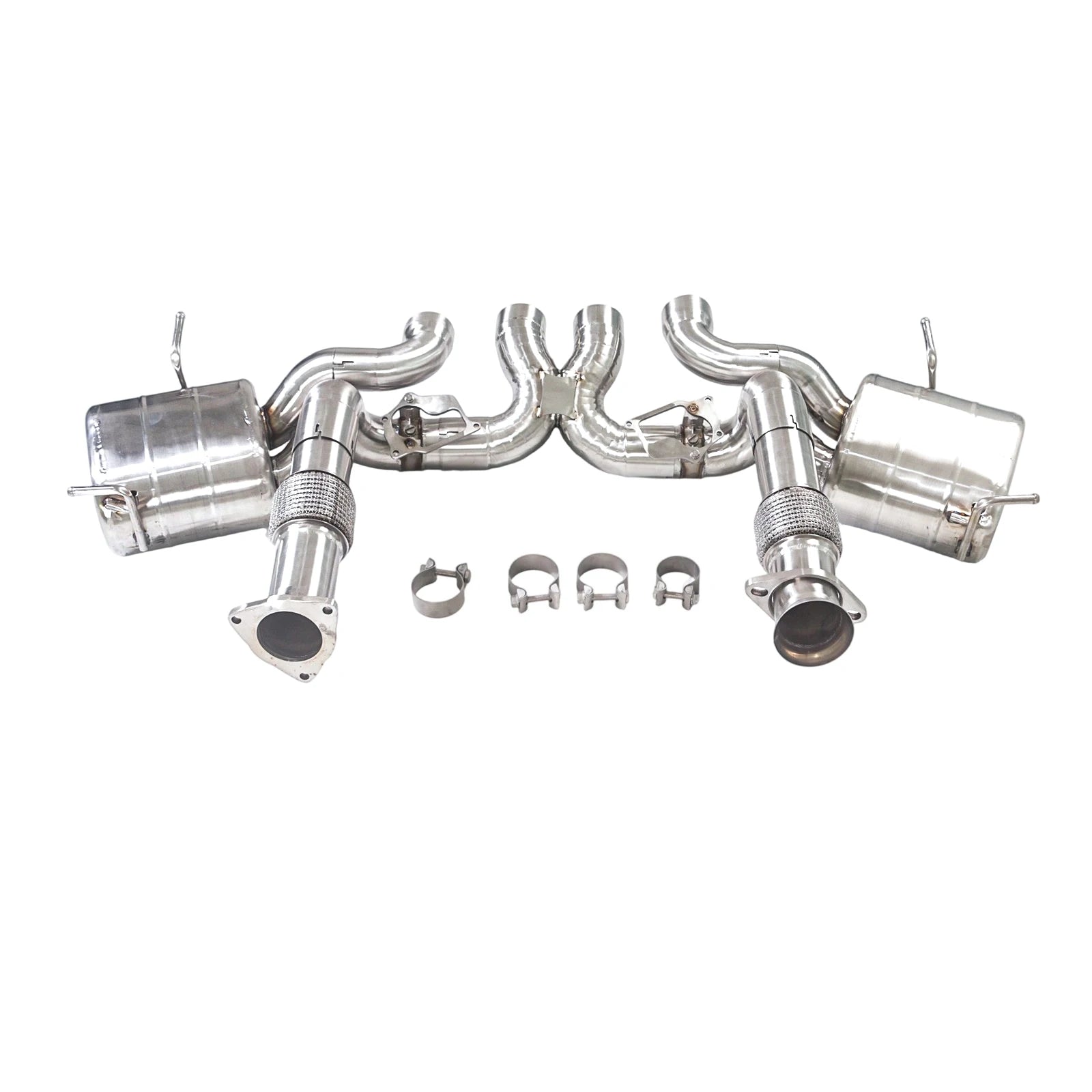 GFC catback exhaust muffler for Chevrolet Corvette C8 Z06 5.5L, Car electric valve exhaust system made of 304 stainless steel
