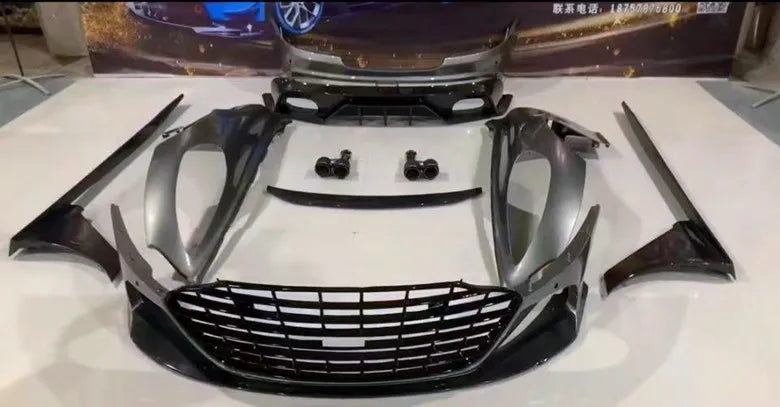 Aston Martin DB9 Body Kit DB9 Upgraded with New DBS Style Front and Back Bumpers