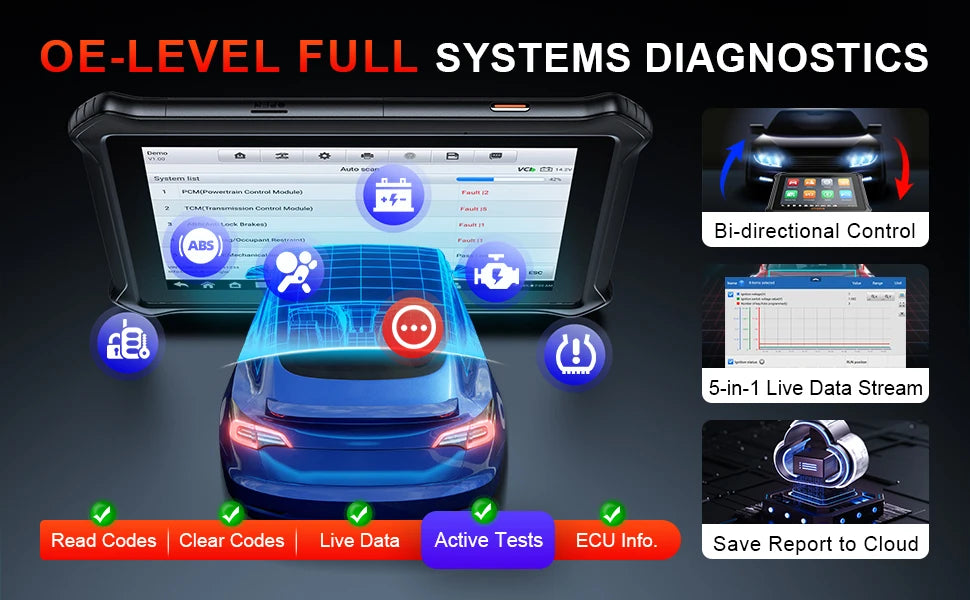 OTOFIX D1 Lite OBD2 Scanner All System Car Diagnostic Tool Automotive Scan Tool Bluetooth Diagnosis for All Cars