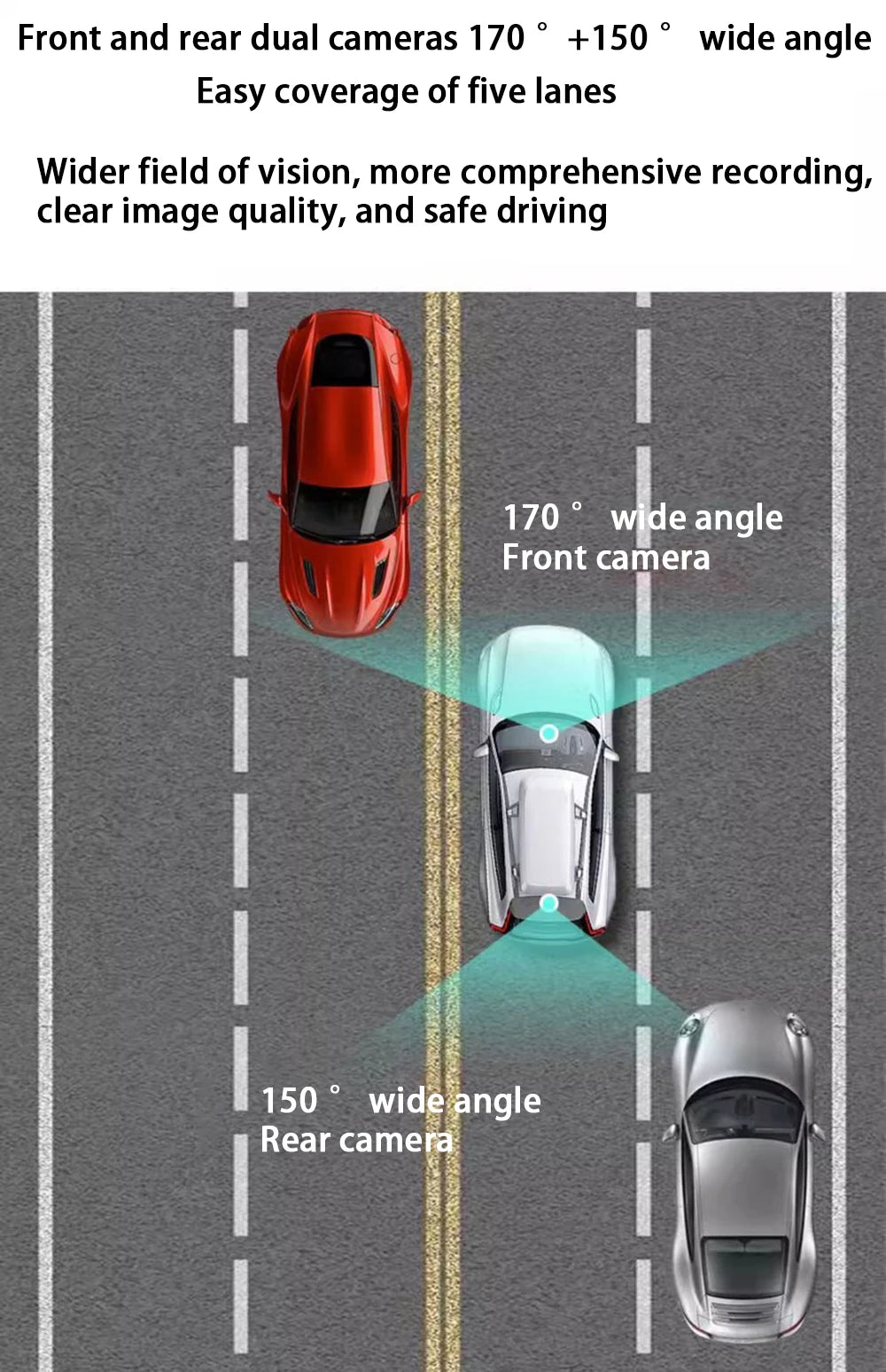 AutoBora 4K 2160P Plug and Play UHD Car Dash Cam DVR Camera Night Vision for Alfa Romeo Stelvio 949 Giulia 952 2016-2025