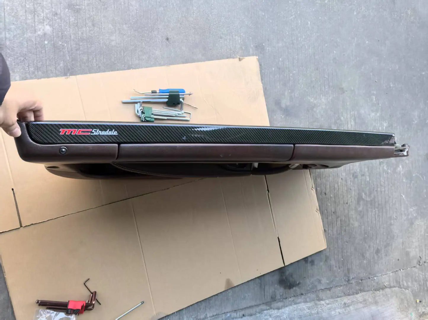 Maserati GranTurismo GranCabrio MC Stradale GTS Tuning Modified Carbon Fiber Door top trim