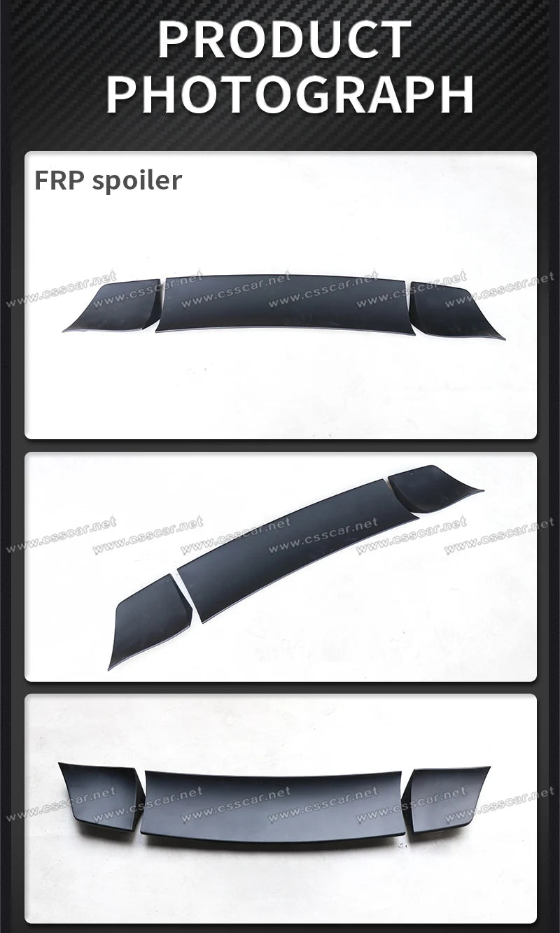 FRP Material Rear Truck Wing Lid For Ferrari F430 Upgrade LB Style CarTail Truck Spoiler Lip Ducktail Wing Moulding Accessory