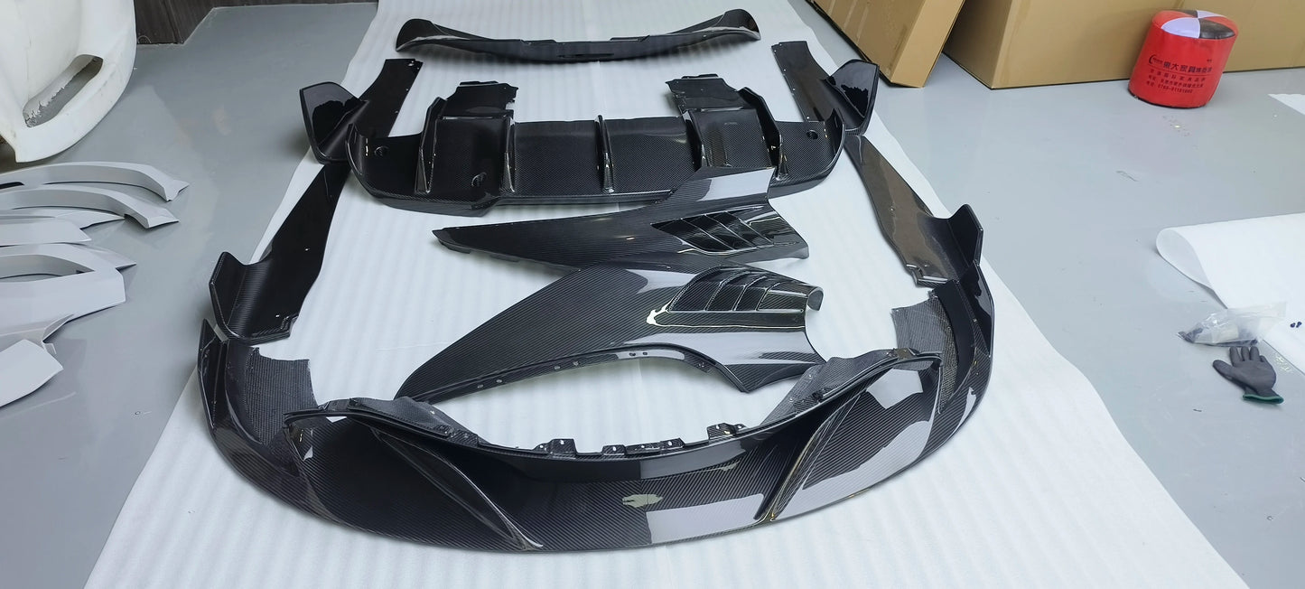 Dry Carbon Fiber Side Fenders for Mclaren 720s Coupe Not Convertble RYFT Design