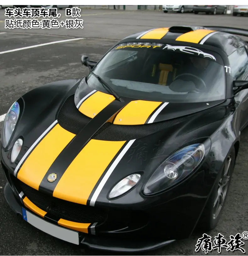 Car sticker FOR lotus Evora 410 Exige sports car decoration modification parallel line Decal fashionable sports film accessories