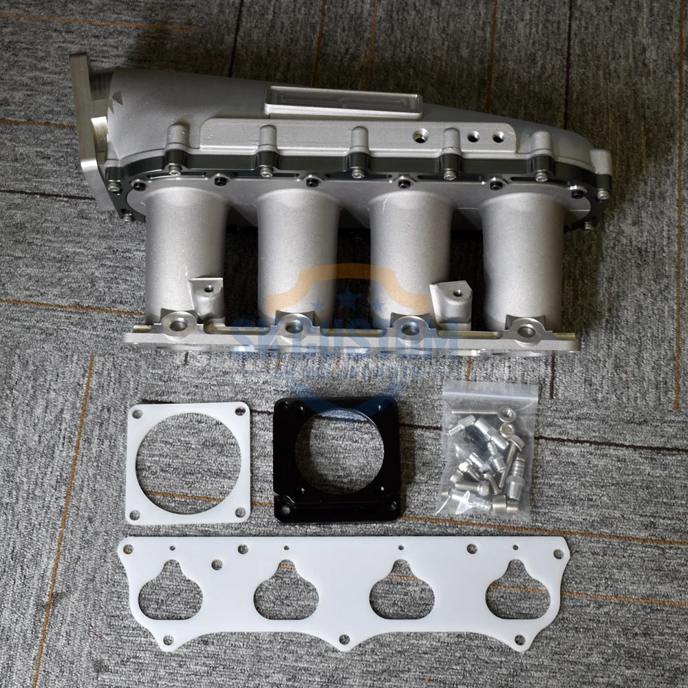 Full Aluminum Alloy Race Patter Intake Manifold Suitable For Honda 2002-2005 Civic Coupe SI RSX K Series K20A K20A2 K20Z1 K24A1