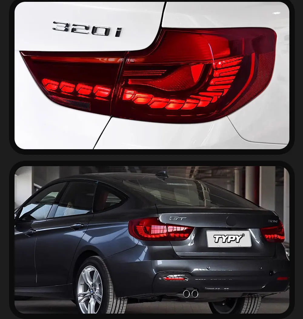 TYPY Car Tail Lights For BMW 3 Series GT F34 2013-2020 LED Car Tail Lamps Daytime Running Lights Dynamic Turn Signals