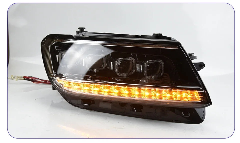 Car Front Lamps for VW Tiguan L 2017-2021 LED Auto Headlights Assembly Upgrade Bugatti Style 4 Projector Lens Accessories
