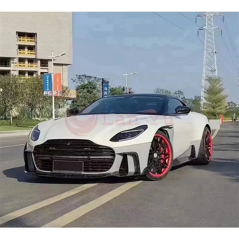 Auto Parts for Aston Martin DB11 Carbon Fiber M Style Front Rear Bumper Spoiler Side Skirts Rear Bumper Tailplane Body Kit
